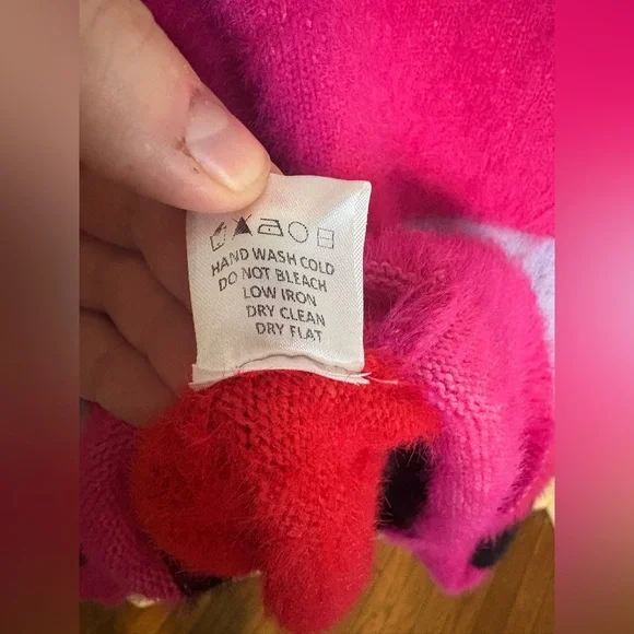 House of Harlow 1960 x REVOLVE Koons Sweater – Size L | Red, Hot Pink & Purple - Picture 10 of 10